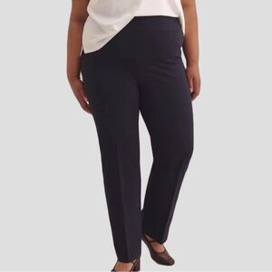 NWT PENNINGTONS Navy Blue Sculpting Pull On Pants Plus Size 3X